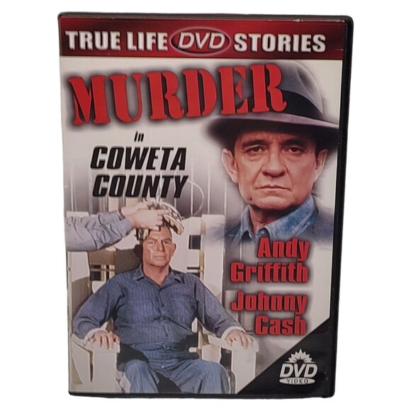 Vntg 2001 Murder In Coweta County DVD Andy Griffith Johnny C. True Life Stories - Picture 1 of 8